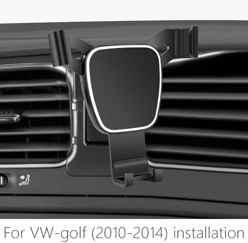 Transform Your VW Golf or GTI with the musttrue Premium Car Phone Holder – Perfect Fit for 2010-2014 Models, Durable Navigation Bracket for Enhanced Safety and Convenience, Adjustable Viewing Angles, Effortless Installation, Sleek Aesthetic for Modern Interiors, Ideal Mobile Cradle for Hands-Free Use, Elevate Your Driving Experience with Seamless Smartphone Integration
