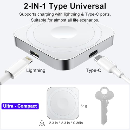 All-in-One AICase Mag Safe 3-in-1 Charger: Ultimate Travel Companion for i Phone, Apple Watch & Air Pods – Fast Wireless Charging with Dual USB-C & Lightning Ports, Magnetic Design Enhancing Compatibility for i Phone 12-16 Pro Max