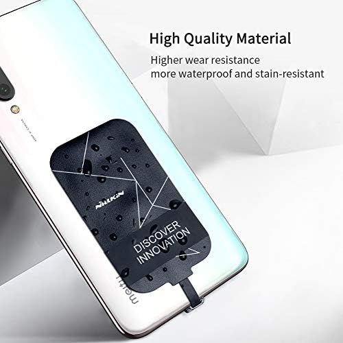 Transform Your Charging Experience with Nillkin Qi USB C Receiver – Ultra-Thin Wireless Charging Solution for Galaxy Note 8 Pro, A50, A70, A10 s, Xiaomi Note 8, and Huawei P30 – Fast, Seamless Compatibility for All Type-C Android Devices – Effortless Installation and Enhanced Durability for Everyday Use