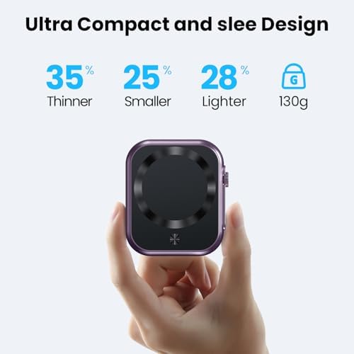 Ultimate 3-in-1 Magnetic Power Bank – 5000 m Ah Wireless Charger for i Phone 16/15/14/13/12, Apple Watch & Air Pods – 22.5 W Fast Charging, Lightweight Portable Battery Pack with LED Status Indicators – Enhanced Compatibility for On-the-Go Power Solutions