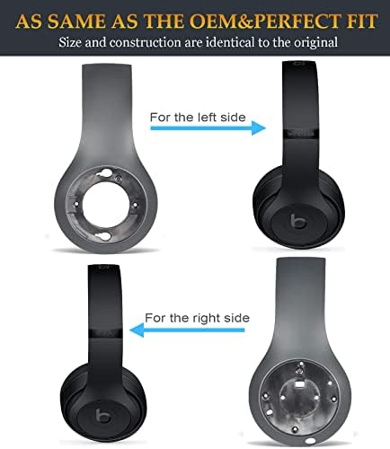 Upgrade Your Beats Studio Headphones with Premium Shadow Gray Replacement Outer Shell – OEM-Compatible Panel for Studio 2 and Studio 3 Models – Enhance Durability, Noise Isolation & Sound Quality – Effortless Installation for Renewed Audio Experience