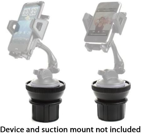 Transform Your Driving Experience with the USA GEAR Adjustable Cup Holder Mounting Pad Adapter – Versatile Suction Pad for Securely Holding Phones, Qi Chargers, and More – Fits Cup Holders Up to 3.75 Inches – Ultimate Stability and Enhanced Compatibility for Dash Mount Holders and Essential Devices