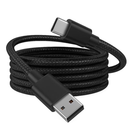 Elevate Your Charging Efficiency: USB C to USB A Fast Charging Cable 2-Pack (3 ft) with Power Delivery, Durable Braided Design for Tangle-Free Use, Rapid Data Transfer, Compatible with Phones, Tablets, & Laptops – Perfect Solution for Reliable Connectivity