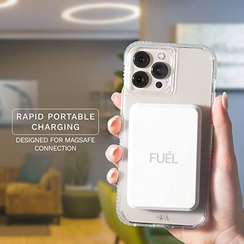 Fuel 5000 m Ah Magnetic Wireless Power Bank for i Phone – Ultra-Fast Charging with USB-C Port, Mag Safe Compatible – Sleek & Portable Battery Pack for i Phone 16 Pro Max, 15 Pro Max, 14 Pro, 13 Pro – Effortless Magnetic Alignment & Enhanced Durability