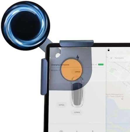 Tesla Model-Specific Magnetic Phone Mount – Effortless One-Hand Operation for i Phone 16/15/14/13/12 Pro Max & Android Devices – Residue-Free Installation for Model 3/Y/S/X – Enhanced Device Security with Adjustable Angle for Safe Navigation and Hands-Free Calling – Ideal Tesla Accessory for Optimal Driving Convenience