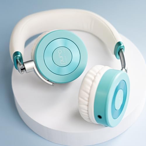 Safe & Stylish Bluetooth Headphones for Kids – Puro Sound Labs Junior Jam Plus with Volume Limiting Technology, 22-Hour Battery Life, and Comfortable On-Ear Fit, Perfect for Tablets and Smartphones in Trendy Blue Finish