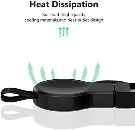 Portable Magnetic Wireless Charger for Apple Watch – Fast Charging i Watch Accessory for Ultra, Series 1-9, and SE – Travel-Friendly Cordless Design for Ultimate Convenience and Durability