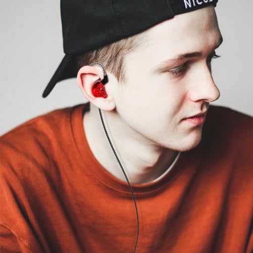 YINYOO KZ ZST Colorful Hybrid In-Ear Earphones – 1 BA + 1 DD Hi-Fi Wired Gaming Headset with Noise Isolation for Superior Audio Clarity – Stylish, Ergonomic Design for Enhanced Comfort and Compatibility