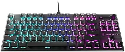 Experience Unmatched Gaming Precision with Turtle Beach Vulcan TKL Tenkeyless Mechanical Keyboard – Linear Titan Switch, Customizable AIMO RGB Lighting, Durable Aluminum Build, and Portable USB-C Connectivity for Ultimate Performance and Style