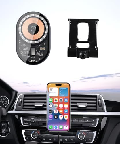 Wireless Charging car Phone Holder for 2012-2018 BMW 3 Series /2014-2020 4 Series/2014-2021 2 Series Auto Accessories Navigation Bracket Interior Decoration Mobile Cell Phone Mount – Enhanced Compatibility and Speed