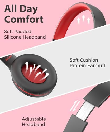 Rockpapa C24 Foldable Kids Headphones with Microphone – Lightweight Wired Audio Solution in Eye-Catching Purple & Green for School, Travel, and Play – Ideal for Young Listeners with Enhanced Compatibility and Superior Portability