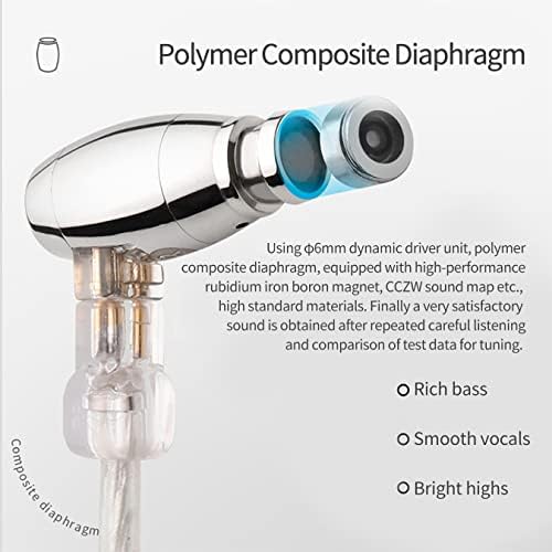 Transform Your Listening Journey with keephifi BLON BL-T3 High Fidelity In-Ear Monitors – Premium 11 mm Copper Clad Diaphragm for Deep Bass and Crystal Clear Vocals, Ergonomically Crafted for All-Day Comfort, Perfectly Suited for Sports, Gaming, and Music Enthusiasts, Enhanced Device Compatibility Featuring Built-in Mic for Effortless Hands-Free Communication – Lightweight Yet Durable Design to Complement Your Active Lifestyle