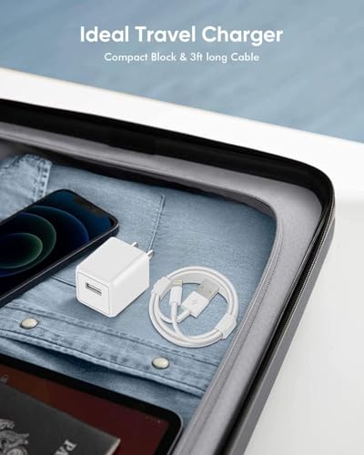 i Phone 16 Fast Charging Kit – 20 W Power Delivery Charger Bundle with 6 ft USB C to Type C Cable for i Phone 16/16 Pro Max/i Pad 10/i Pad mini 6/i Pad Air 5/4/i Pad Pro 12.9 – Ultimate Speed and Compatibility for On-the-Go Power Needs