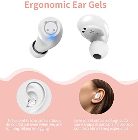 Charming Bluetooth Earbuds for Kids – Waterproof Noise-Cancelling In-Ear Headphones with Adorable Pig and Cat Designs – Comfortable Stereo Sound Perfect for Young Music Lovers and Learning – Durable, Easy-to-Clean Wireless Headset with Broad Device Compatibility – Engage Your Child’s Audio Experience with Fun and Functionality