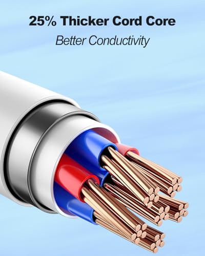 6 FT Lightning to USB A Carplay Charging Cable – Dual Pack for Apple i Phone 14, 13, 12, 11 Pro Max, XR, XS, X, 8, 7, 6 Plus, SE & i Pad – High-Speed Data Transfer & Durable Design for Enhanced In-Car Connectivity and Convenience