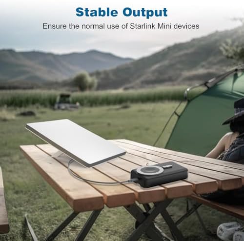 Starlink Mini Cable – 10ft USB C to DC Power Cable for Starlink Mini, Waterproof 3M Starlink Mini Accessories USB Type C to DC Replacement Cable, Compatible with 100W Power Bank PD Charger 20AWG – Enhanced Compatibility and Speed