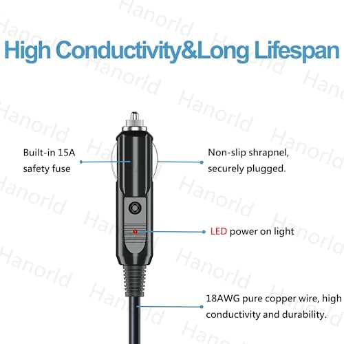 Essential Car Charger Adapter for Spectra S1 S2 SPS100 SPS200 9 Plus Breast Pump – High-Speed 18 AWG Power Cable for Enhanced Portability and Reliability on the Go