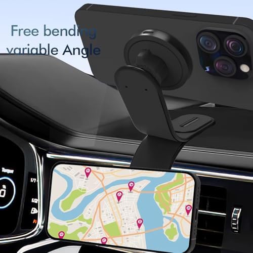 Hands Free Foldable Magnetic Stand Rotation car Dashboard Stand 360 Degree 15W Fast Charge Phone Holder Wireless Charging car Mount – Enhanced Compatibility and Speed