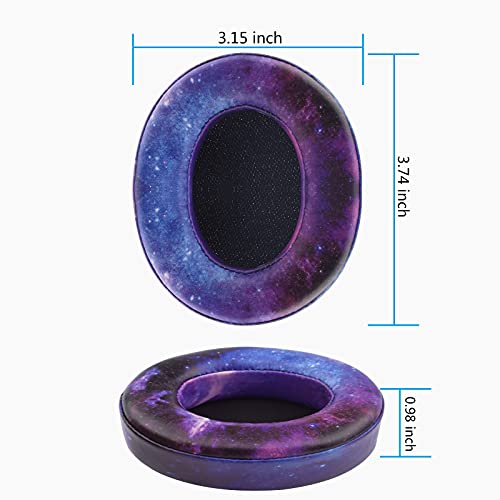 Elevate Your Audio Experience: Sqrmekoko Studio 3 rd Generation Memory Foam Ear Pads for Beats Studio 2.0 – Star Galaxy Design, Enhanced Comfort, and Superior Noise Isolation for Wired & Wireless Over-Ear Headphones