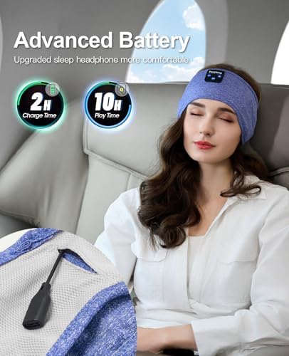 Perytong Wireless Bluetooth Sports Headband Headphones – Ultimate Comfort & Crystal-Clear Sound for Sleep, Yoga & Jogging – Perfect for Insomnia Relief, Meditation, and Easy Device Pairing