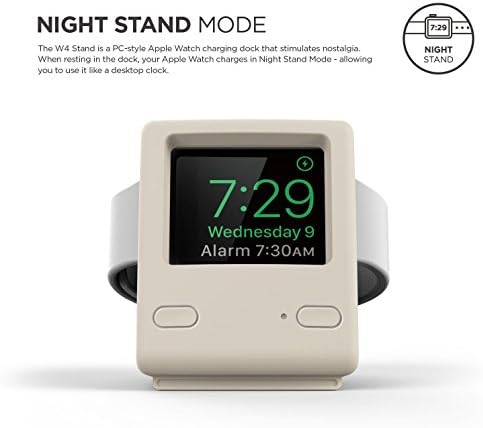 Elevate Your Charging Experience with the elago W4 Stand – Premium Compatibility for All Apple Watch Series 1-10 (38 mm to 46 mm) – Stylish, Durable, and Efficient Charging Dock for Smartwatches – Perfect for Nightstands, Desks, and Travel – Non-Slip Base for Stability and Elegance