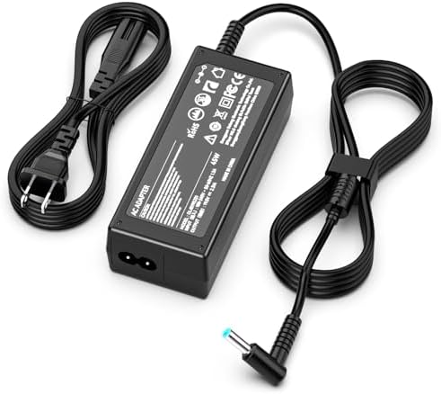 HP Compatible 45 W Laptop Charger – Fast Charging Power Supply for Stream, Pavilion, and Probook Series – Blue Tip Connector, 19.5 V 2.31 A AC Adapter with Wide Compatibility and Reliable Performance – Perfect Replacement for Your Laptop Power Needs – 24/7 Customer Support and 12-Month Warranty Included HP Compatible 45 W Laptop Charger – Fast Charging Power Supply for Stream, Pavilion, and Probook Series – Blue Tip Connector, 19.5 V 2.31 A AC Adapter with Wide Compatibility and Reliable Performance – Perfect Replacement for Your Laptop Power Needs – 24/7 Customer Support and 12-Month Warranty Included