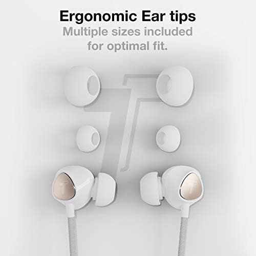Thore V110 MFi Certified Braided Lightning Earbuds for i Phone – Sweat & Water-Resistant In-Ear Headphones with Built-in Mic and Volume Control – Perfect for Active Lifestyles and Seamless Connectivity with i Phone 12/13/14 Pro Max – Stylish Red Design for Enhanced Durability and Comfort