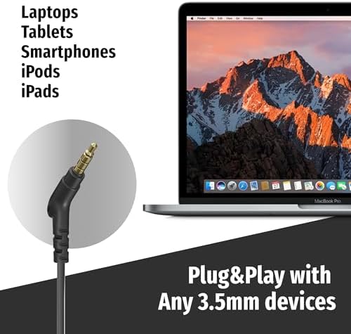 Discover Superior Sound with Symphonized Eco-Friendly Wooden Airtube Earbuds – Immerse Yourself in 3 D Audio Bliss, Deep Bass from 8 mm Drivers, Integrated Mic for Effortless Communication, and Universal 3.5 mm Compatibility – Ergonomically Designed for Comfort During Extended Listening Sessions – Perfect for Audiophiles and Casual Users Alike