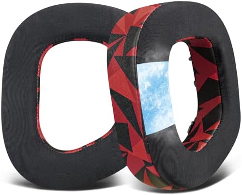 SOULWIT Premium Cooling-Gel Earpads for Corsair HS80 Max/HS80 USB Wired/HS80 RGB Wireless Headsets – High-Density Noise Isolation Foam for Enhanced Comfort and Immersive Gaming Experience – Effortless Installation and Sleek Black Design