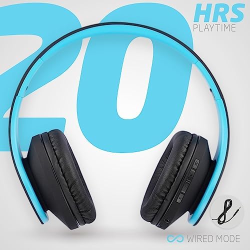 Unleash Exceptional Audio Quality with Power Locus Wireless Bluetooth Over-Ear Headphones – Lightweight, Foldable Design with Luxurious Memory Foam Ear Cushions, Integrated Microphone, Multi-Device Compatibility, Micro SD/TF Card Support & FM Radio – Perfect for Noise Cancellation, Effortless Connectivity, and All-Day Comfort for i Phone, Android, PC, Tablet, and TV Users