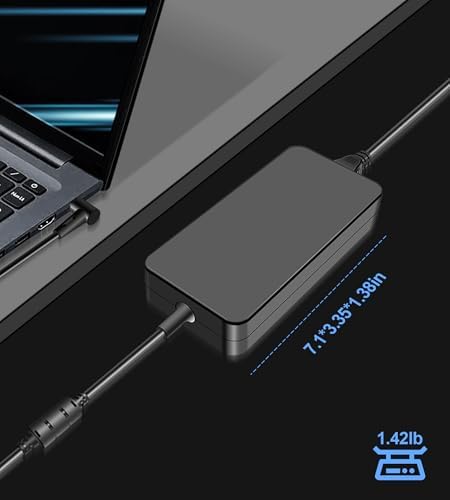 240 W ASUS ROG Laptop Charger with 6.0 x 3.7 mm Connector | High-Performance Rapid Charging Adapter for Zephyrus, Strix, and TUF Series | Built for Gamers & Professionals with Advanced Safety Features and Long-Lasting Durability