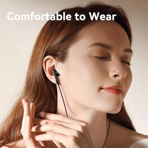 USB C Earbuds for i Phone 16 & i Pad Pro – High-Fidelity Wired Headphones with Volume Control & Mic for Google Pixel & Samsung Galaxy – Lightweight, Durable, and Comfortable for Everyday Use & Commutes – Enhanced Audio Experience