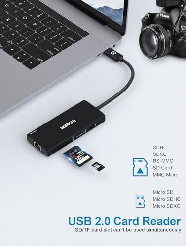 Unlock Seamless Connectivity with the QGee M 9-in-1 USB C Hub – The Ultimate Multi-Port Adapter for High-Speed Data Transfer, 4 K HDMI Output, and 100 W Power Delivery – Perfectly Compatible with Mac Book Pro, Air, i Pad, Dell, HP, Lenovo, and Chromebook – Compact, Stylish Blue Design for On-the-Go Professionals and Creatives