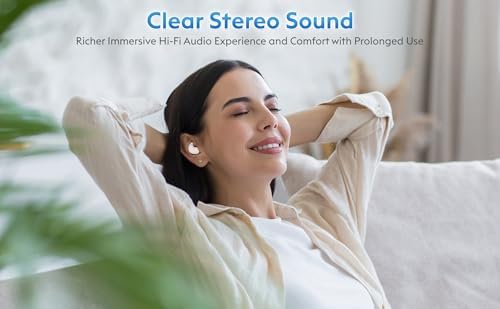 Revolutionary Flat-Fit Wireless Sleep Earbuds for Side Sleepers – Exceptional Comfort Meets Long Battery Life & Water-Resistant Durability for Uninterrupted Sound During Sleep, Sports, and Running (Black) – Perfect for Relaxation and Active Lifestyles