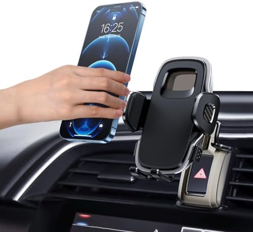 ELOHEI Custom Car Phone Mount for Honda Civic (2016-2021) – Precision Fit Phone Holder with 360-Degree Rotation, Easy Installation, and Universal Compatibility for Enhanced Driving Safety and Convenience