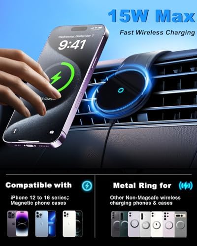 High-Performance 90 W USB C Car Charger with 5 ft Coiled Cable – Fast Charging Adapter for i Phone 15 Pro Max, Samsung Galaxy S24/S23, Mac Book & More – Sleek Transparent Design, Universal Compatibility, Ideal for Road Trips & Daily Commutes