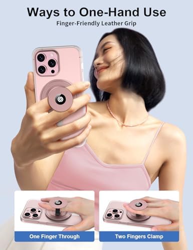 Elevate Your Mobile Experience with the EWA Mag One Ultra Phone Grip: Sleek Leather Finger Strap, Dual-Sided Magnetic Functionality, and 360° Rotatable Kickstand for Effortless Hands-Free Viewing – Perfect for Video Calls and Selfies – Slim, Portable Design Available in Elegant Colors – Strong Grip for Heavy Devices – Innovative Magnetic Snap Technology for Versatile Compatibility with Accessories – Ideal for Home, Office, and Travel Use – Experience Ultimate Convenience with a Durable, Multi-Angle Stand and Detachable Features for Maximum Flexibility – Redefine Your Smartphone Interaction with This Functional, Stylish Grip Solution.