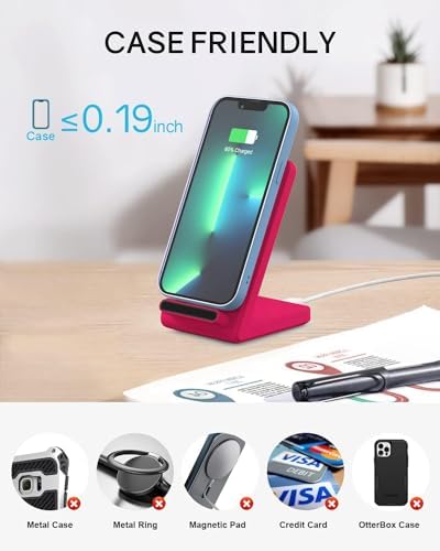 3-in-1 Wireless Charging Station for Apple Devices – Fast Charging Dock for i Phone 15/14/13/12 Pro Max, Apple Watch Series 8/7/SE/6/5/4/3/2, and Samsung Phones – Sleek Multi-Device Charger with Enhanced Safety Features and Compact Design