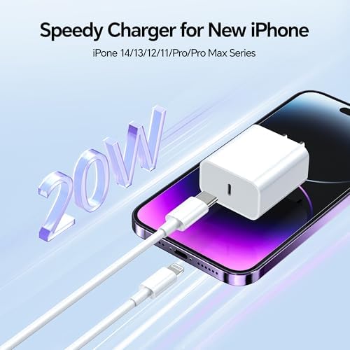 Rapid Charge Power Duo: 6 FT USB-C Wall Charger & Cables for i Phone 16, 15, Pro Max, i Pad Pro, Samsung S23 & Android – Unmatched Speed & Universal Compatibility for All Devices – Perfect for Home & Travel Use
