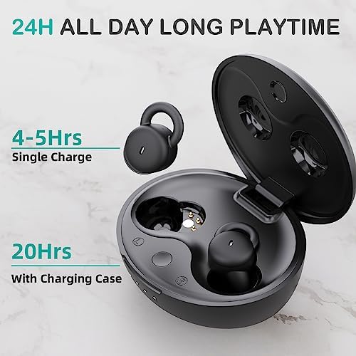 Ultra-Compact Bluetooth Sleep Earbuds for Side Sleepers – Discreet Noise-Blocking Wireless Headphones for Uninterrupted Rest and Active Lifestyles – Perfect for Travel, Sports, and Deep Sleep Comfort