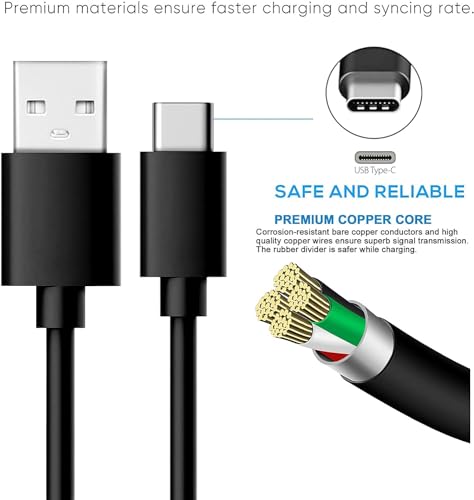 10 FT Ultimate Charger Pack for Kids’ Tablets & Kindle – 3 Durable USB Type C Cables for Fast Power Charging | Compatible with Android Tablets & Kindle Fire (7, 8, 10) | Ideal for Home and Travel Charging Solutions