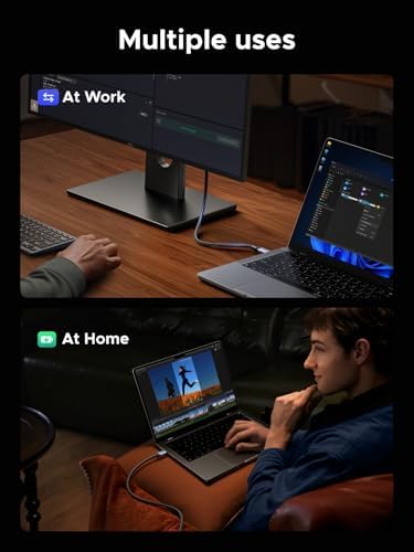 UGREEN 240 W USB-C Cable – 10 Gbps High-Speed Data Transfer & 4 K 60 Hz Video Output for Ultimate Performance – Fast Charging Compatible with i Phone 16/15/14 Pro Max, Galaxy S25/S24/S23 Ultra, Mac Book Pro – 3.3 FT of Enhanced Versatility and Durability