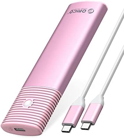 Ultra-Fast ORICO Aluminum M.2 NVMe SSD Enclosure – Tool-Free 10 Gbps USB-C Adapter for 2230/2242/2260/2280 PCIe M-Key SSDs – Thunderbolt 3 Compatible External SSD Case with Enhanced Heat Dissipation and 4 TB Support for Optimal Data Management and Storage Solutions