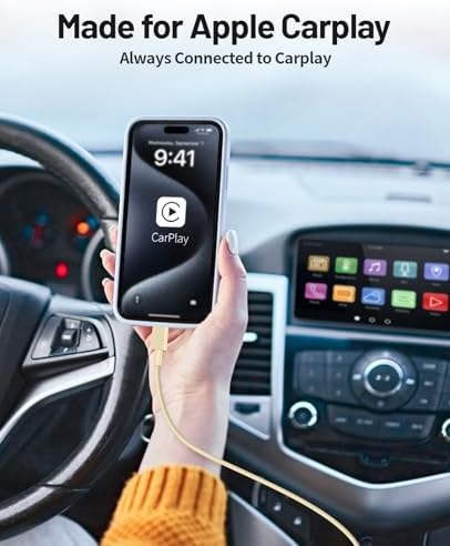 Enhance Your Driving Experience with the 3-Pack MFi Certified Car Play Cable for i Phone 15/16 Series – 6 FT Fast Charging & Durable USB-C Connection for Effortless Navigation and Hands-Free Communication