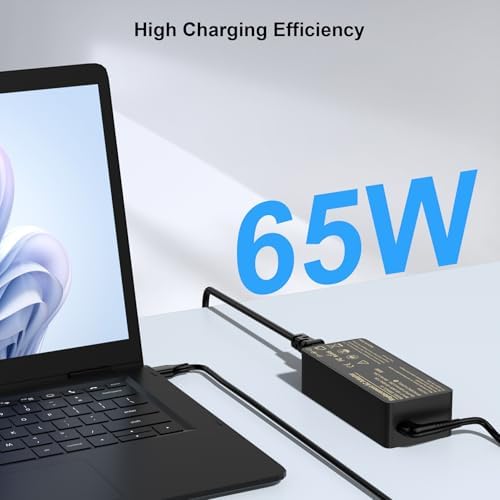 High-Performance IEFUU 65 W USB-C Laptop Charger for Lenovo Think Pad & Yoga Series – Fast Charging AC Adapter for T480, T490, E580, X1 Carbon, and More – Universal Compatibility with USB-C Devices – 12-Month Warranty Included