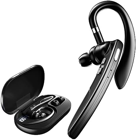 Premium Bluetooth Sports Earbud with Ergonomic Earhook – Deep Bass Single Earphone for Active Lifestyle | 10-Hour Playtime & LED Battery Display | Ideal for Workouts & Business Calls | Exceptional Comfort & Seamless Device Compatibility