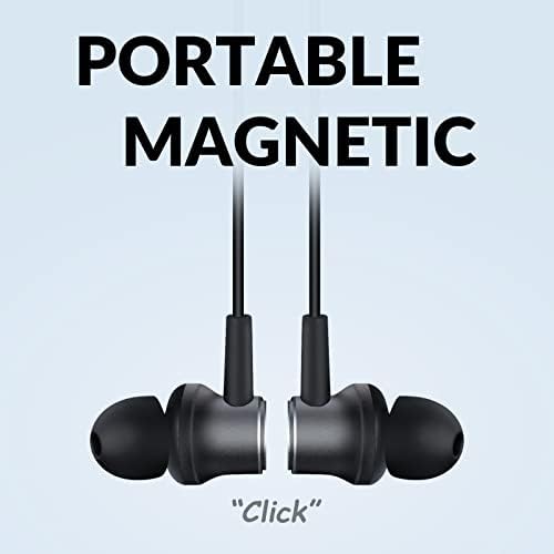 Enhance Your Audio Journey with Bluetooth 5.0 Neckband Earbuds – Superior Deep Bass, 10 mm Drivers for Immersive Sound, 24-Hour Playtime for Non-Stop Enjoyment, Ultra-Lightweight Comfort Perfect for Active Lifestyles, Magnetic Design for On-the-Go Storage, Crystal Clear Call Quality with Optimal Device Compatibility – Sleek Black Finish