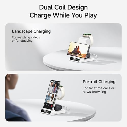 Samsung 3-in-1 Wireless Charging Hub: Streamlined Fast Charging for Galaxy S24 Ultra, Galaxy Watch & Buds – Elevate Your Charging Game with Ultimate Device Compatibility and Sleek Design