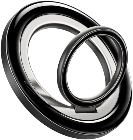 Lamicall Mag Safe Magnetic Phone Ring Grip 2025 Model – Ultra Strong 4.4 lbs Magnet with 360-Degree Rotation | Effortless Pull-Out Design for i Phone 16/15/14 Pro Max | Durable Finger Holder Stand for Enhanced Usability and Style | Perfect Accessory for Multitaskers and On-the-Go Users