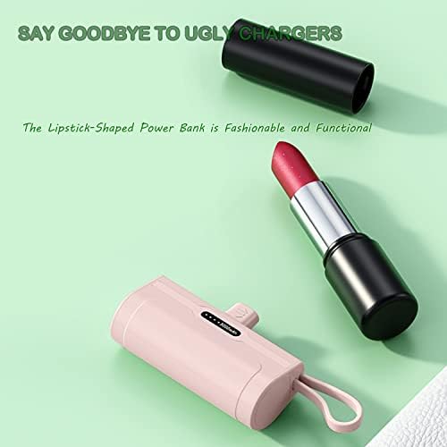 Compact 4800 m Ah Mini Power Bank Charger for USB-C and i Phone – Fast Charging, Direct Plugin Design for On-the-Go Power, Stylish White Color for All Users – Perfect for Students, Professionals, and Travelers